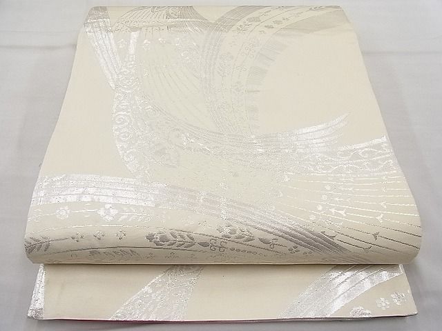 平和屋着物◎両面六通柄袋帯 鳳凰吉祥文 金銀糸 逸品 BAAJ6953sa