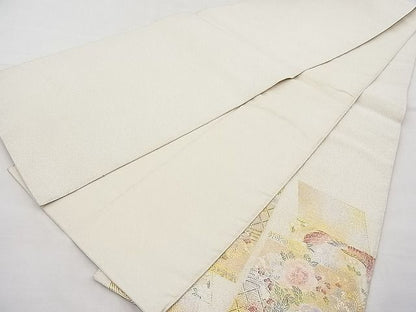 平和屋着物◎太鼓柄袋帯 鳳凰吉祥草花文 金銀彩 逸品 BAAJ6981sa