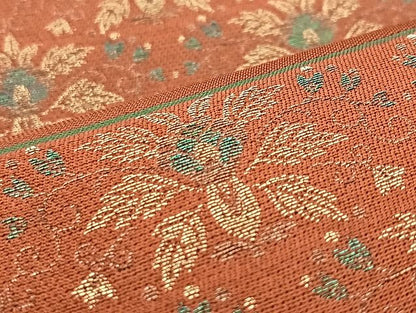 平和屋着物◎全通柄袋帯 切嵌 横段文 金糸 逸品 BAAJ5925ea