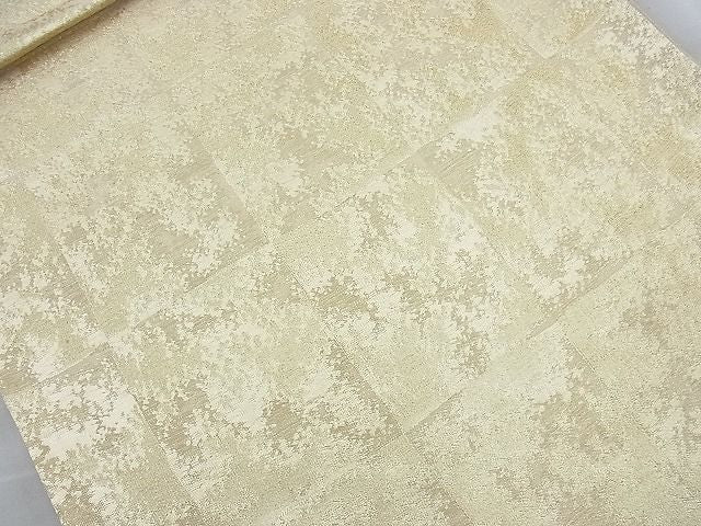 平和屋着物◎六通柄袋帯 霞文 金糸 逸品 BAAJ9768cm