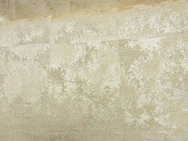 平和屋着物◎六通柄袋帯 霞文 金糸 逸品 BAAJ9768cm