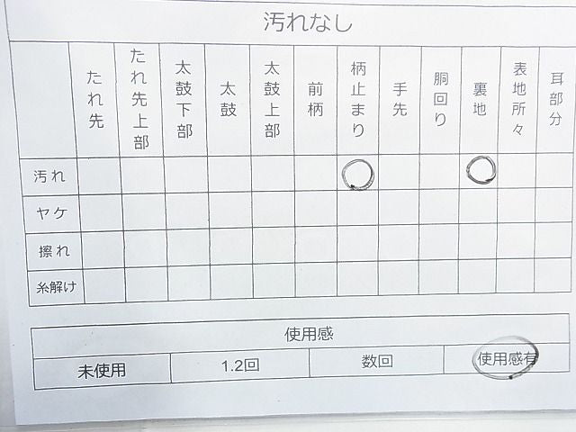 平和屋着物◎太鼓柄袋帯 唐織 名勝 金銀糸 逸品 BAAJ9781cm