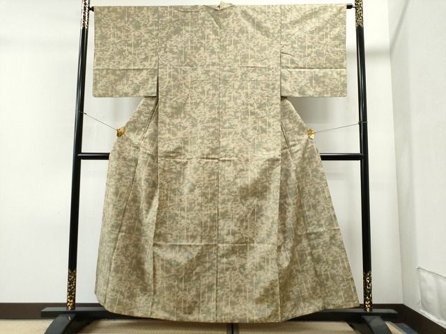 平和屋着物■上質な紬 霞吉祥文 逸品 CAAH4653yc
