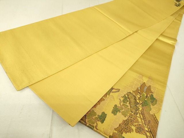 平和屋着物■太鼓柄袋帯 大名行列 金彩 逸品 DAAI0803fe