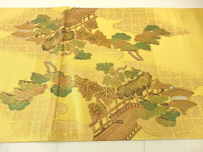 平和屋着物■太鼓柄袋帯 大名行列 金彩 逸品 DAAI0803fe