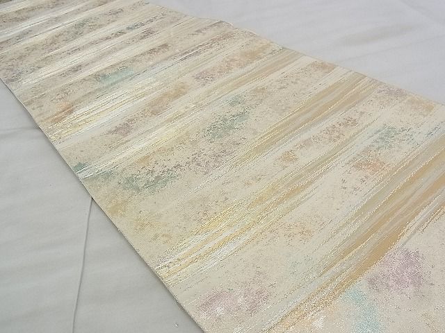 平和屋着物◎六通柄袋帯 霞文 金銀糸 逸品 BAAJ9373if