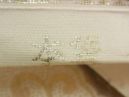 平和屋着物◎六通柄 本袋帯 手織錦 正倉院 金糸 逸品 BAAJ9363if