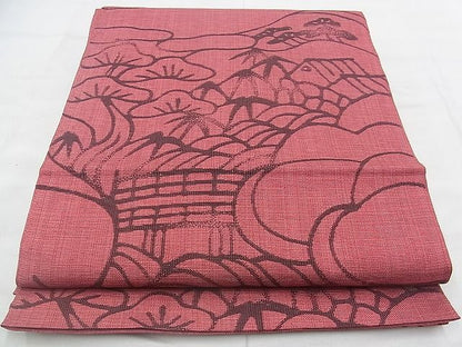 平和屋着物◎六通柄 本袋帯 御所解 逸品 BAAJ9380if