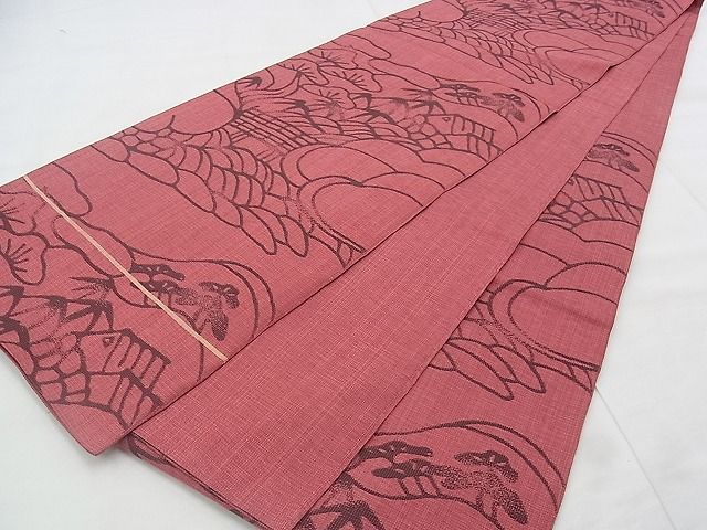 平和屋着物◎六通柄 本袋帯 御所解 逸品 BAAJ9380if