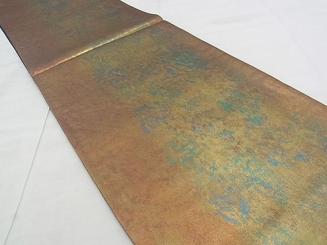 平和屋着物◎六通柄袋帯 霞文 引箔 逸品 BAAK0145if