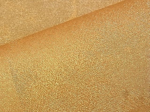 平和屋着物◎六通柄袋帯 寿光織 ワンポイント 枝花文 金糸 逸品 BAAK0162if
