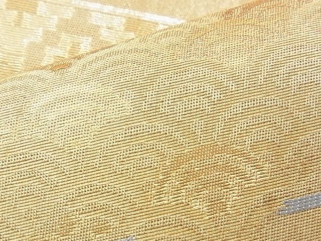 平和屋着物◎六通柄袋帯 道長横段文 金糸 逸品 BAAJ9329if
