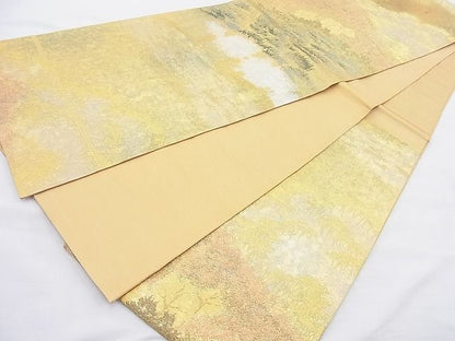 平和屋着物◎六通柄袋帯 ふるさと 金糸 引箔 逸品 BAAJ8390ns