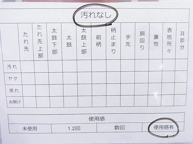 平和屋着物◎全通柄袋帯 ふくれ織 花鳥唐草文 逸品 BAAK5035ns