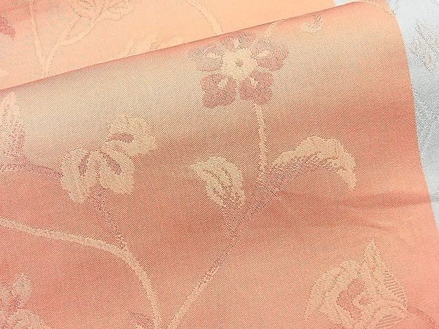 平和屋着物◎全通柄袋帯 ふくれ織 花鳥唐草文 逸品 BAAK5035ns