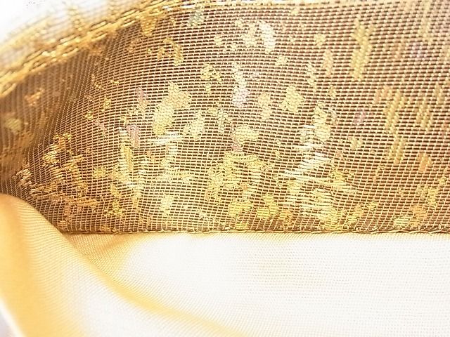 平和屋着物◎六通柄袋帯 近江の春 金糸 引箔 逸品 BAAK5062ns