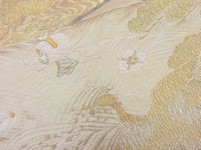 平和屋着物◎六通柄袋帯 唐織 青鳳 金糸 逸品 BAAK5060ns