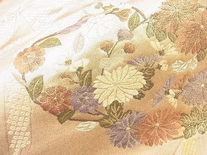 平和屋着物◎六通柄袋帯 花丸文 金彩 逸品 BAAK5083ns