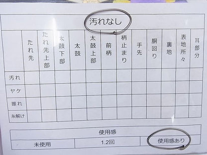 平和屋着物◎六通柄袋帯 唐織 亀甲花文 黒地 金糸 逸品 BAAK5126ns
