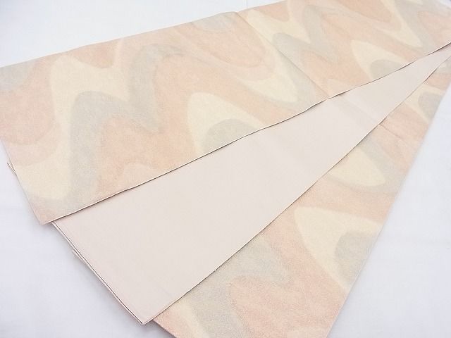 平和屋着物◎全通柄袋帯 砂子綴れ 流水文 金糸 逸品 BAAK5140ns
