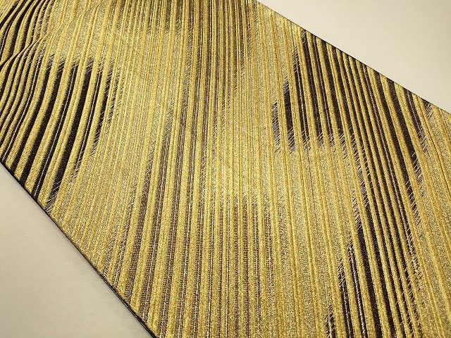 平和屋着物◎六通柄袋帯 斜線文 金糸 逸品 CAAH5624qe