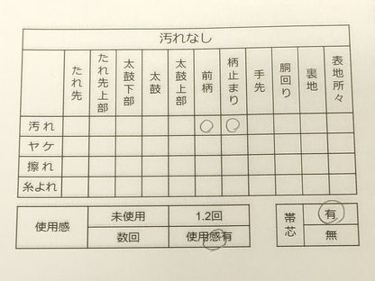 平和屋着物◎六通柄袋帯 熨斗草花文 金銀糸 逸品 CAAH5626qe