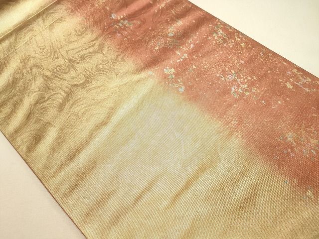 平和屋着物◎六通柄袋帯 霞文 金彩 逸品 CAAH5619qe