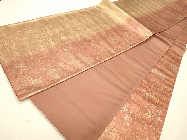 平和屋着物◎六通柄袋帯 霞文 金彩 逸品 CAAH5619qe