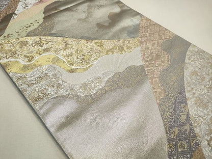 平和屋着物◎六通柄袋帯 道長花唐草文 金糸 逸品 CAAH5612qe