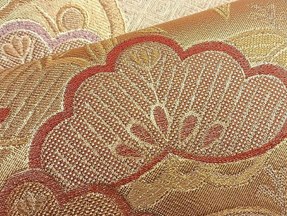平和屋着物◎佐賀錦 六通柄袋帯 錦華 金糸 逸品 BAAJ1494du