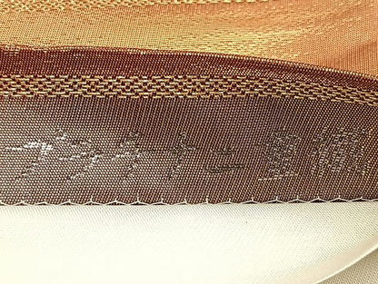平和屋着物◎六通柄袋帯 正倉院切嵌文様 プラチナ二重織 逸品 BAAJ6013ea