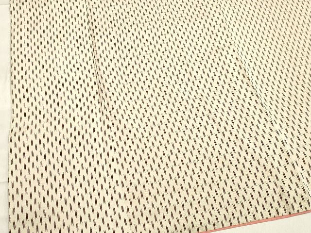 平和屋着物■上質なお召　矢絣　逸品　DAAI3569tw