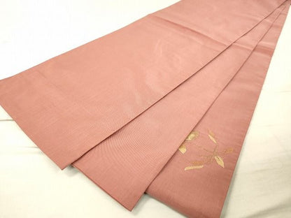 平和屋着物◎太鼓柄袋帯 枝葉文 金糸 逸品 DAAI3673tw