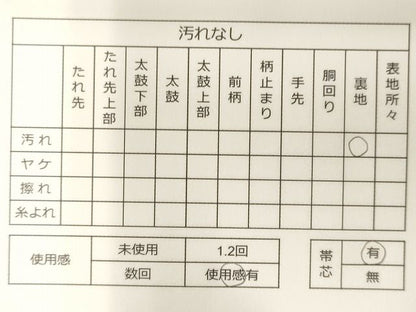 平和屋着物◎六通柄袋帯 霞文 金糸 逸品 CAAI0065oy