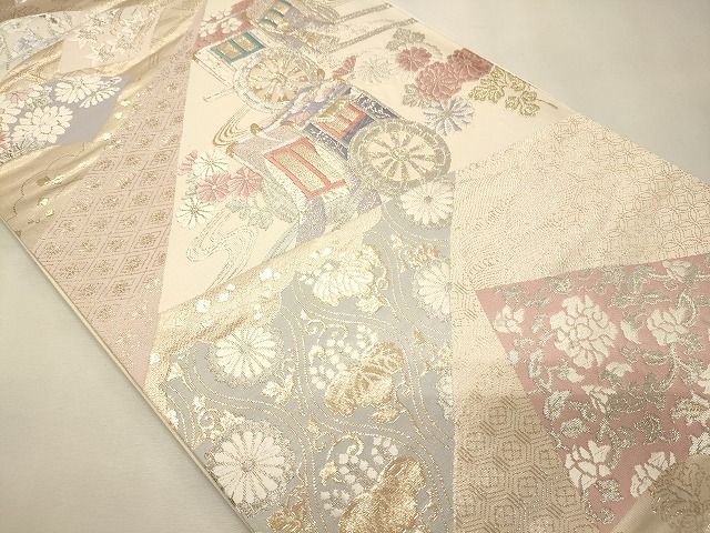 平和屋着物◎六通柄袋帯 吉祥萬代 金銀糸 逸品 CAAI0102oy