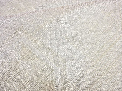 平和屋着物◎佐賀錦 全通柄袋帯 亀甲文 金糸 逸品 BAAJ9898cm