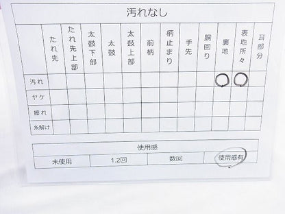 平和屋着物◎六通柄袋帯 唐織 亀甲花文 金銀糸 逸品 BAAJ9890cm