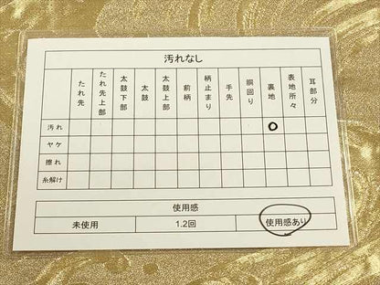 平和屋着物◎六通柄袋帯 立波文 金糸 逸品 CAAH5676qe