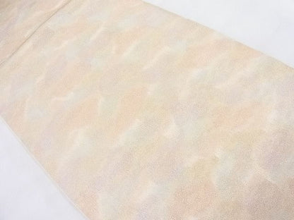 平和屋着物◎全通柄袋帯 砂子綴れ 霞文 金糸 逸品 BAAK4014ns
