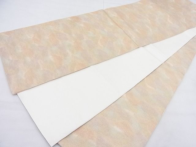 平和屋着物◎全通柄袋帯 砂子綴れ 霞文 金糸 逸品 BAAK4014ns