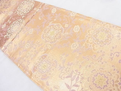 平和屋着物◎六通柄袋帯 宝相華 金糸 逸品 BAAK4023ns