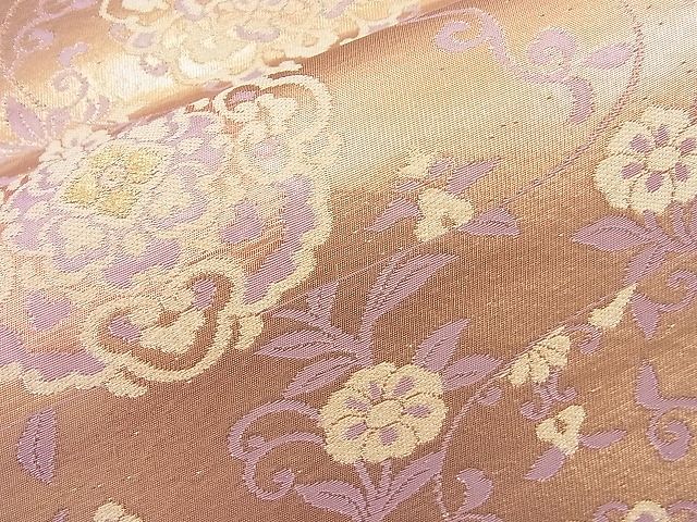 平和屋着物◎六通柄袋帯 宝相華 金糸 逸品 BAAK4023ns