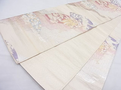 平和屋着物◎九百佐賀錦 六通柄袋帯 光悦 金糸 逸品 BAAK4034ns