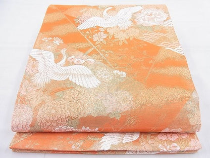 平和屋着物◎佐賀錦 六通柄袋帯 唐織 古都の舞 九百錦 金糸 逸品 BAAK5175ns