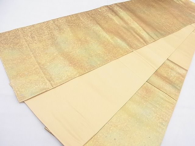 平和屋着物◎六通柄袋帯 箔散らし 引箔 逸品 BAAK5178ns