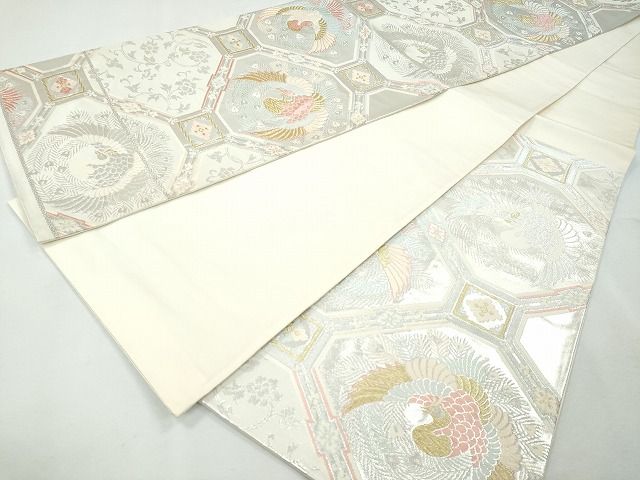 平和屋着物◎六通柄袋帯 鳳凰花唐草文 金銀糸 逸品 CAAI1259ku
