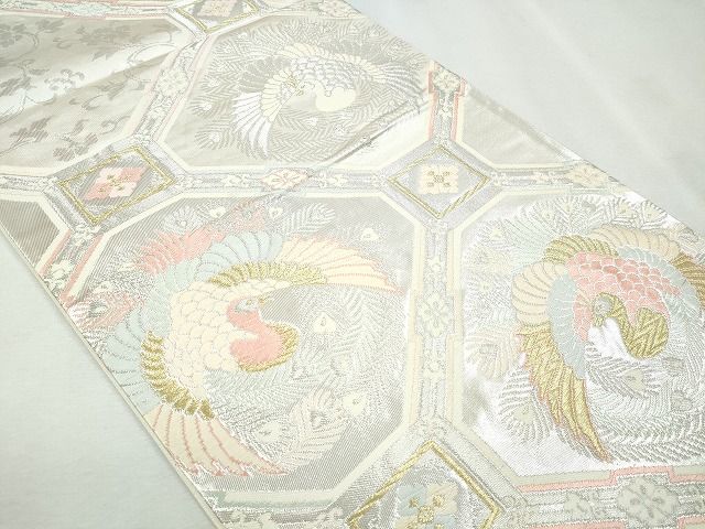平和屋着物◎六通柄袋帯 鳳凰花唐草文 金銀糸 逸品 CAAI1259ku