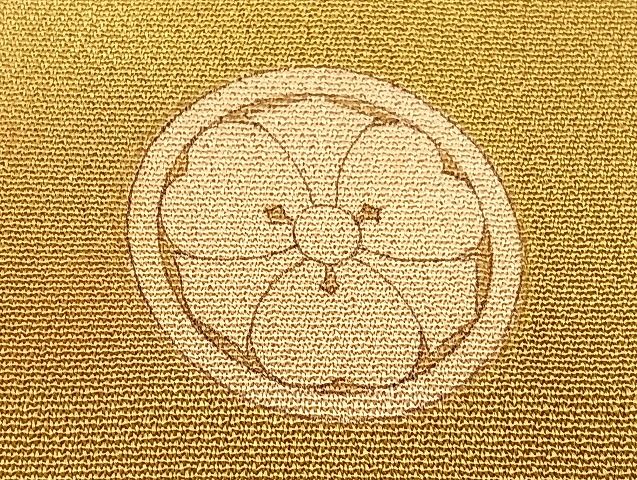 平和屋本店■極上　アンティーク　大正ロマン　振袖　駒刺繍　結び紐花文　金糸　金彩　逸品　BAAH3778zb4