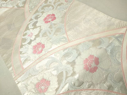 平和屋着物◎六通柄袋帯 唐織 流水花唐草文 逸品 CAAI1331ak