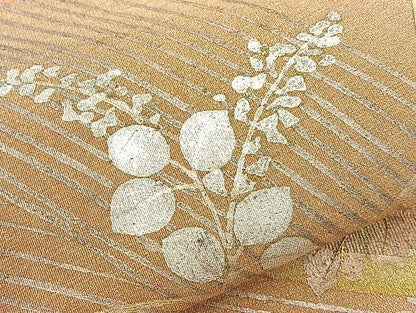 平和屋着物■太鼓柄袋帯 菊 金銀彩 逸品 BAAK2507ea